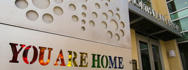 photo of building with your are home sign